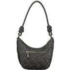 Damenhandtasche aus schwarzem Polyurethan