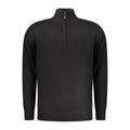 Schwarzer Herrenpullover aus Viskose