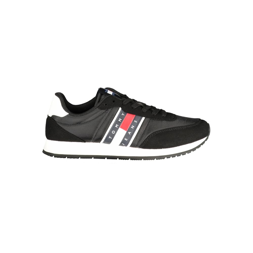 Schwarzer Sneaker aus Polyurethan für Herren