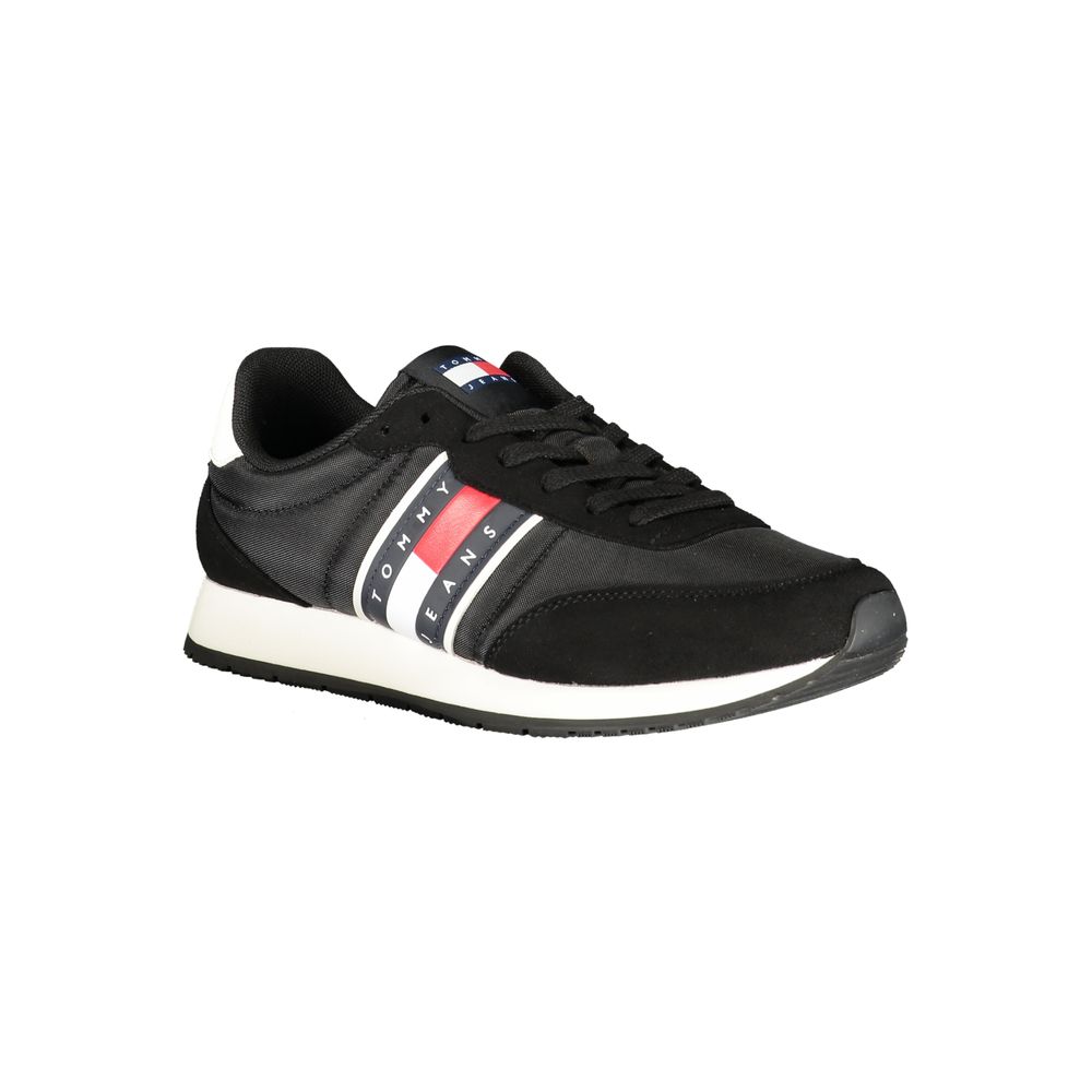 Schwarzer Sneaker aus Polyurethan für Herren