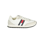 White Polyurethane Men Sneaker