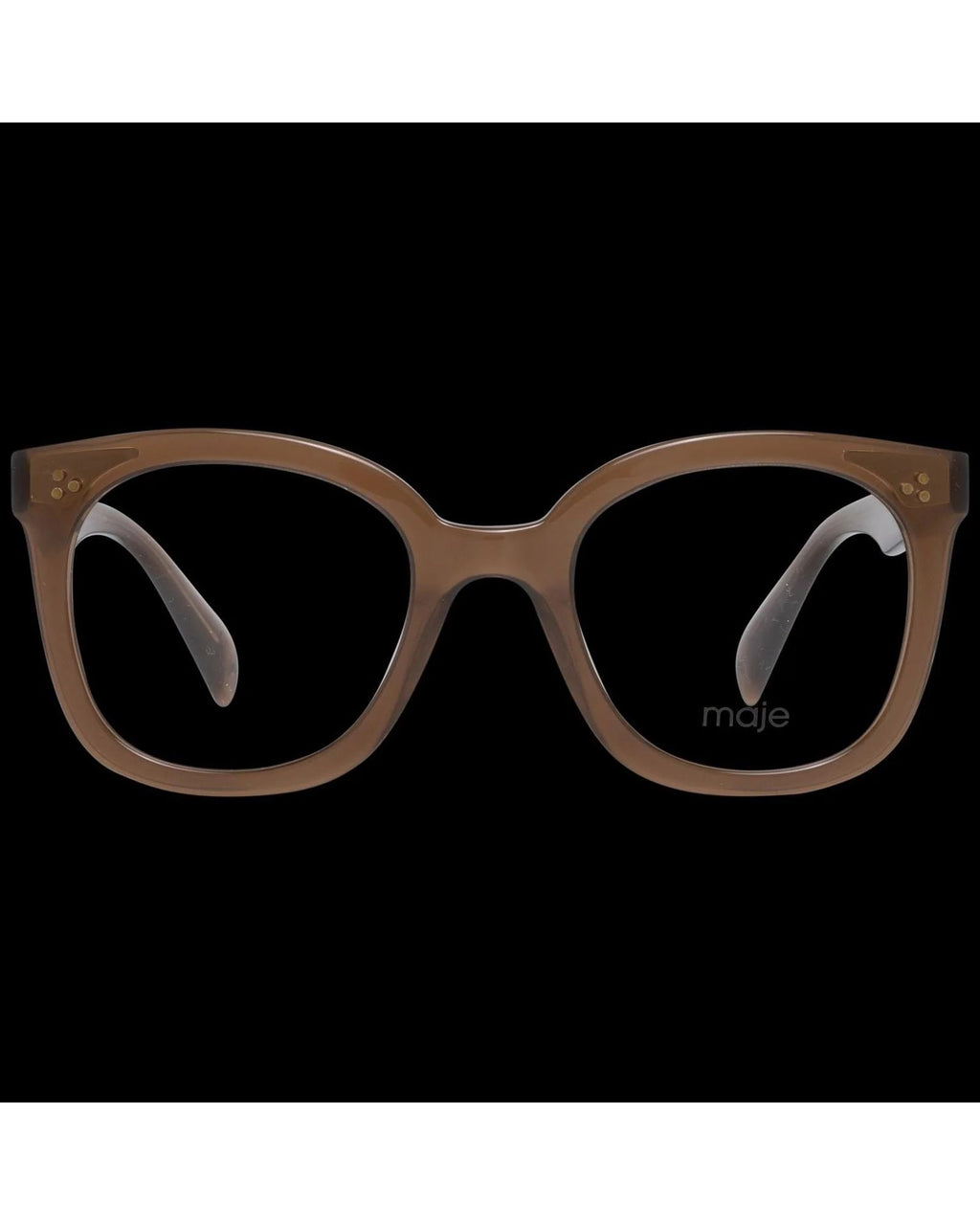 Braune Kunststoffbrille (Fassungen)