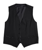Black Wool Two-Piece Suit
