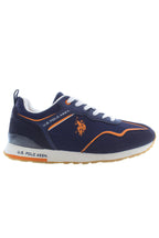 Blaue Sportschuhe aus Polyester