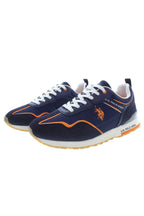 Blaue Sportschuhe aus Polyester