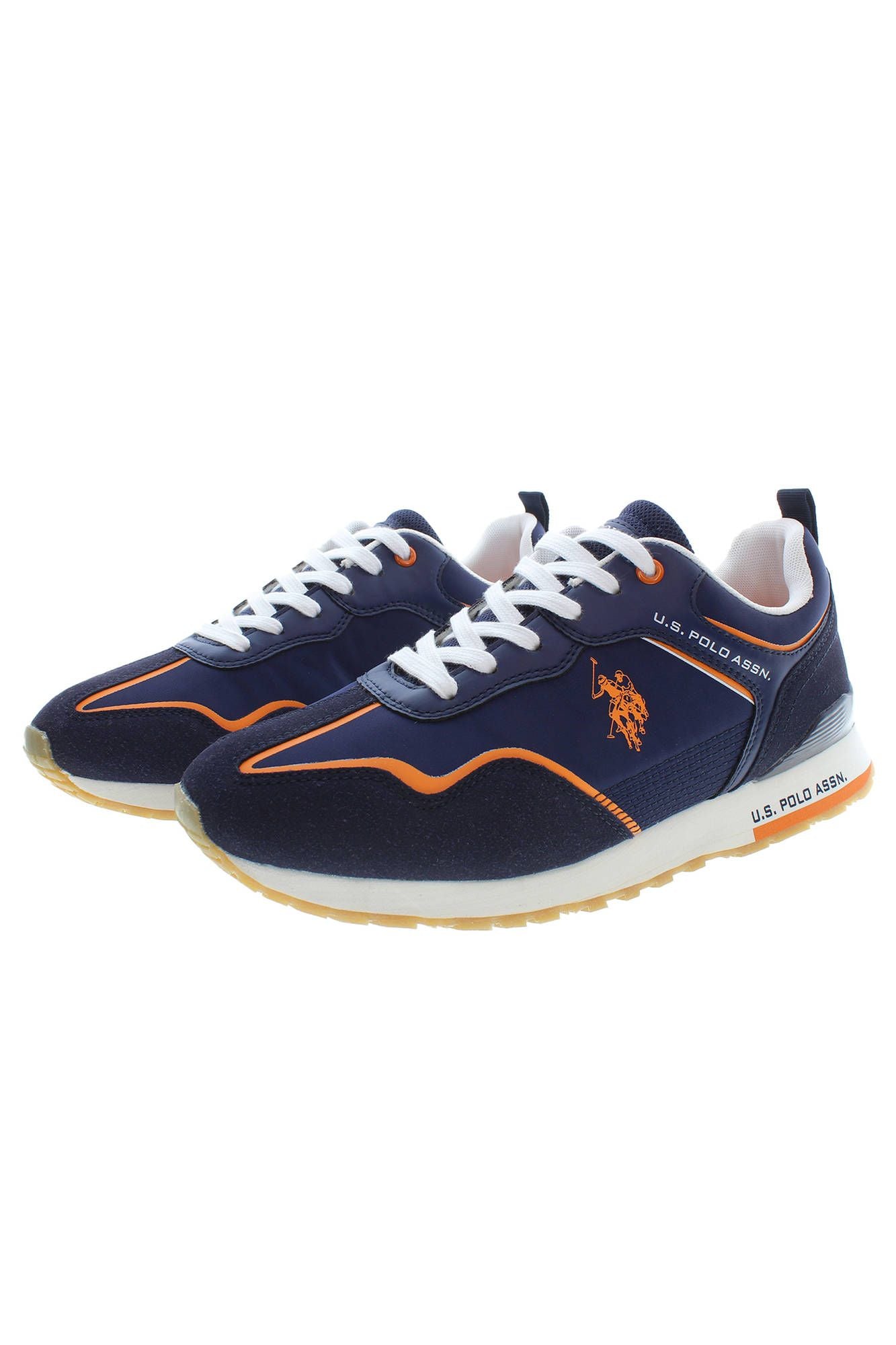 Blaue Sportschuhe aus Polyester