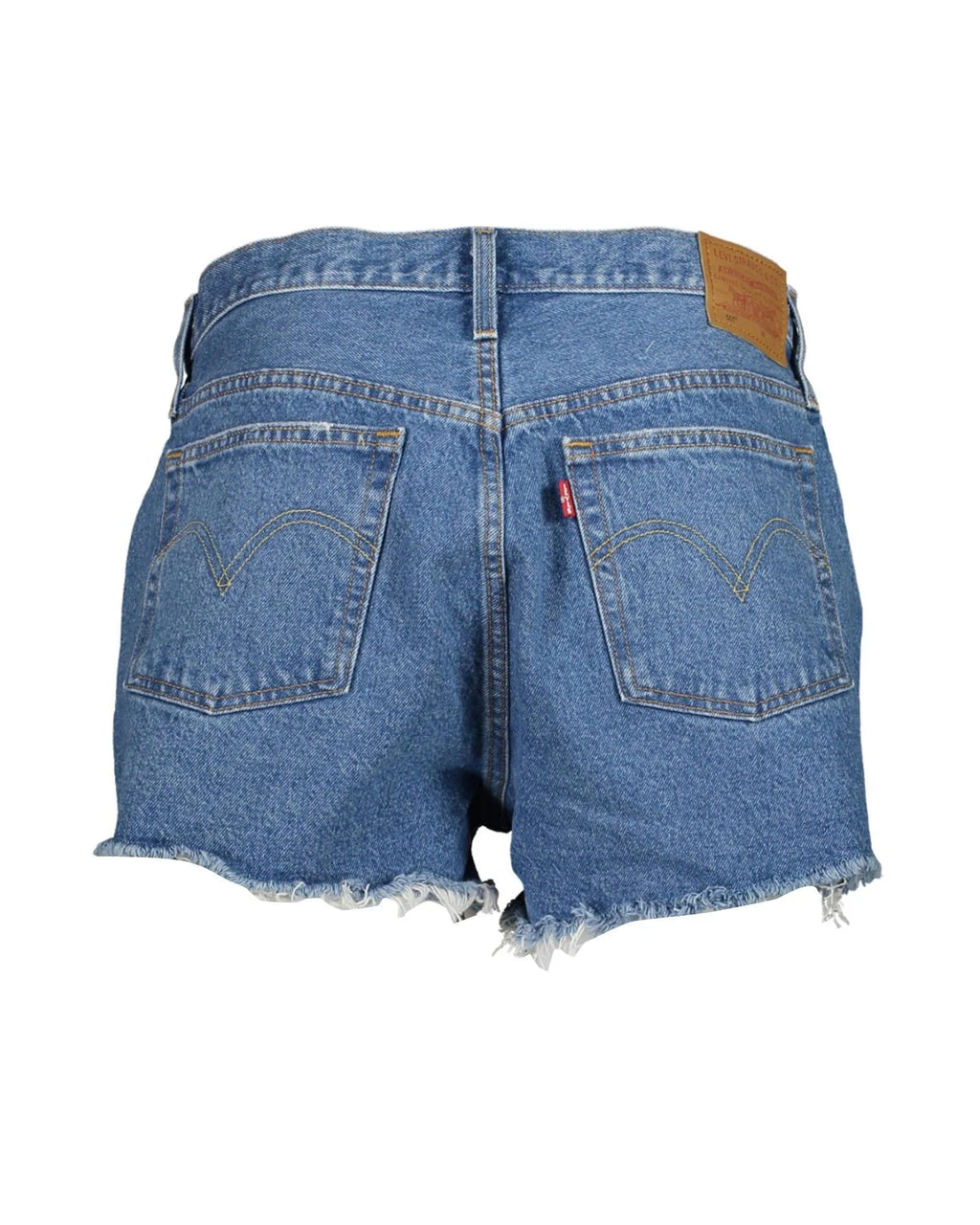 Blue Denim-Shorts