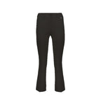 Schwarze Elastan Flared-Hose