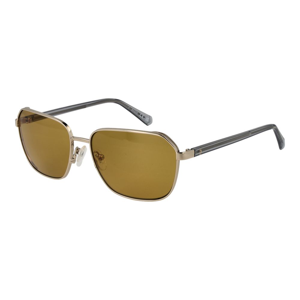 Sonnenbrille aus Goldmetall