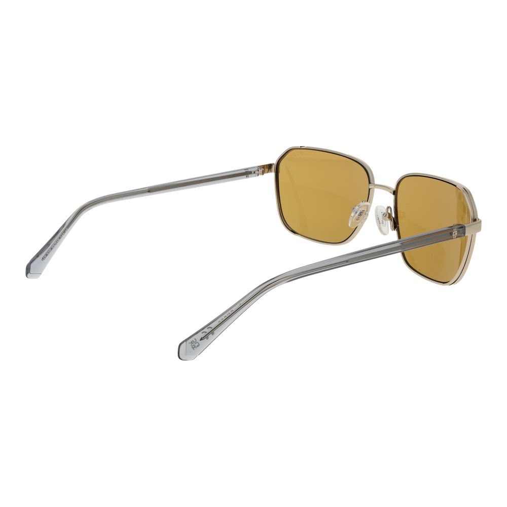 Sonnenbrille aus Goldmetall