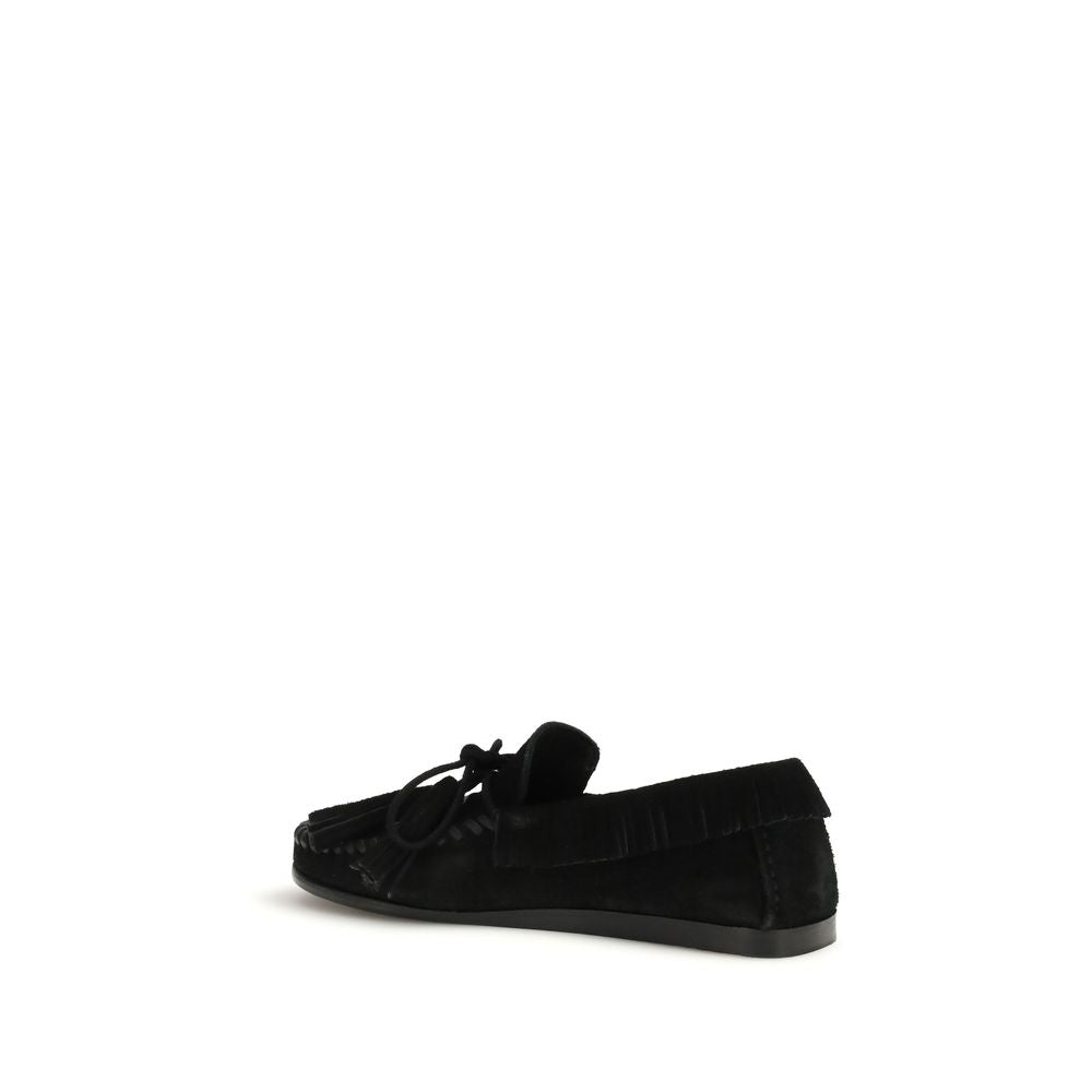Mocassini Slip-On in Pelle di Vitello Nera Bos Taurus