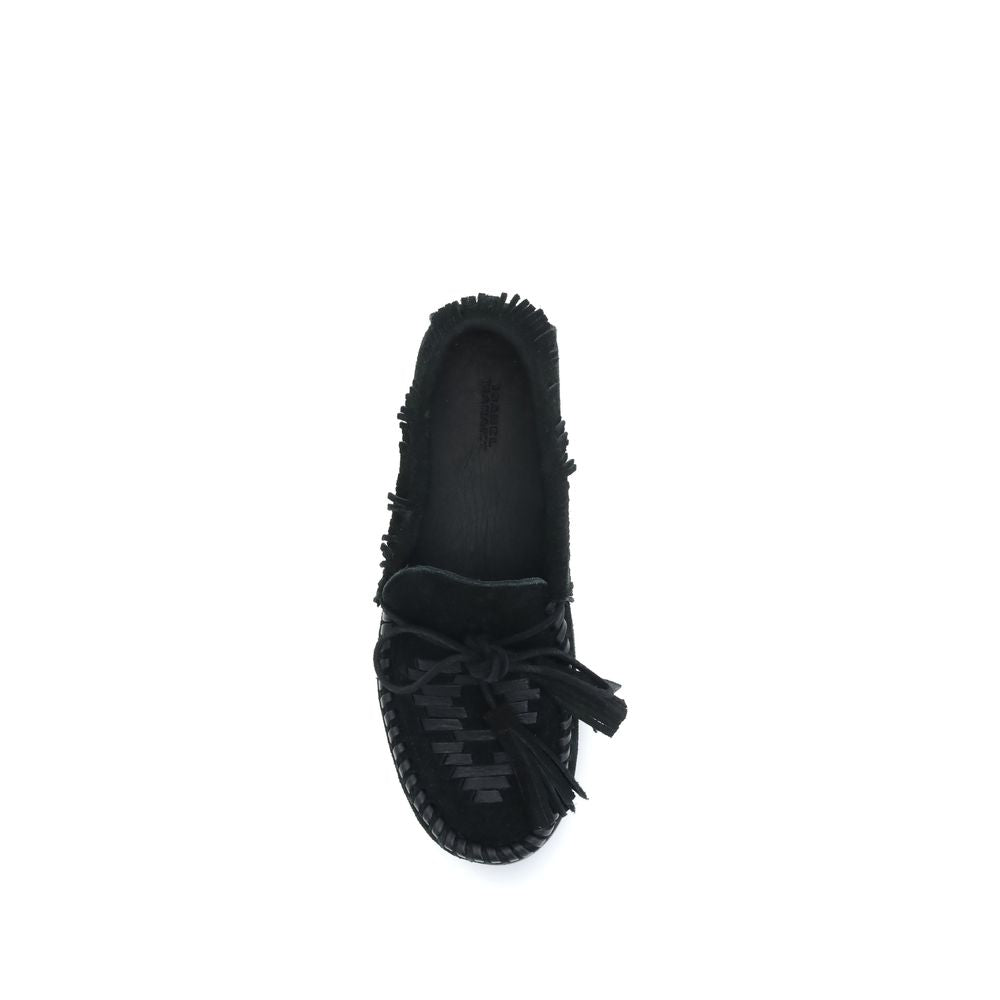 Mocassini Slip-On in Pelle di Vitello Nera Bos Taurus