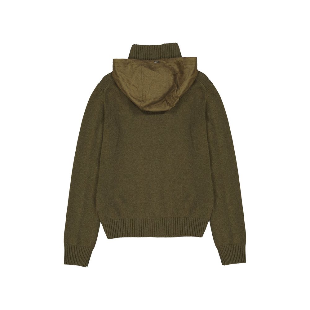 Two-Tone Cashmere Hoodie