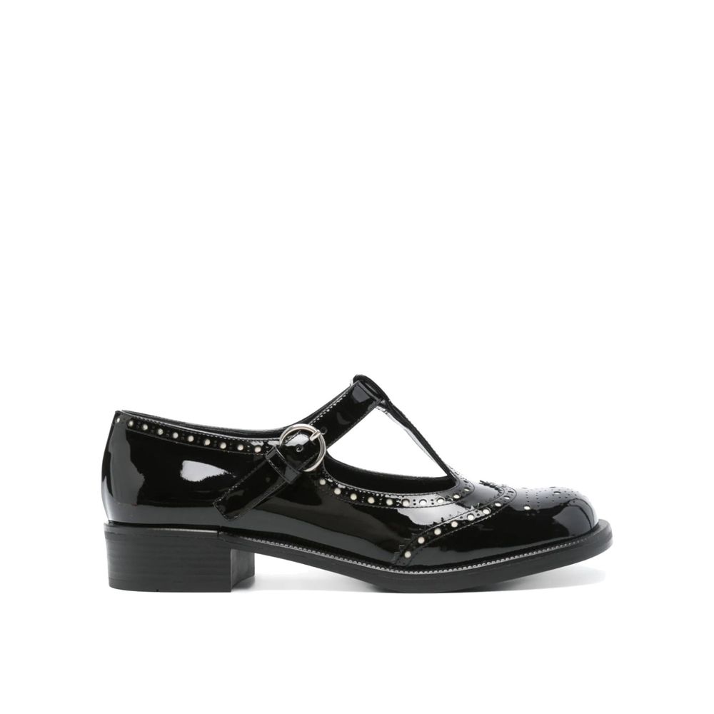 Schwarze Ballerinas aus Kalbsleder