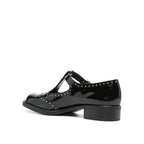 Schwarze Ballerinas aus Kalbsleder