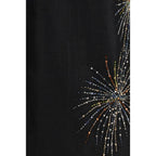 Black Polyester Casual Dress