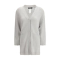 Gray Wool Cardigan