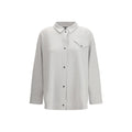 Gray Wool Dress Shirt