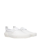 White Leather Slip-On Loafers
