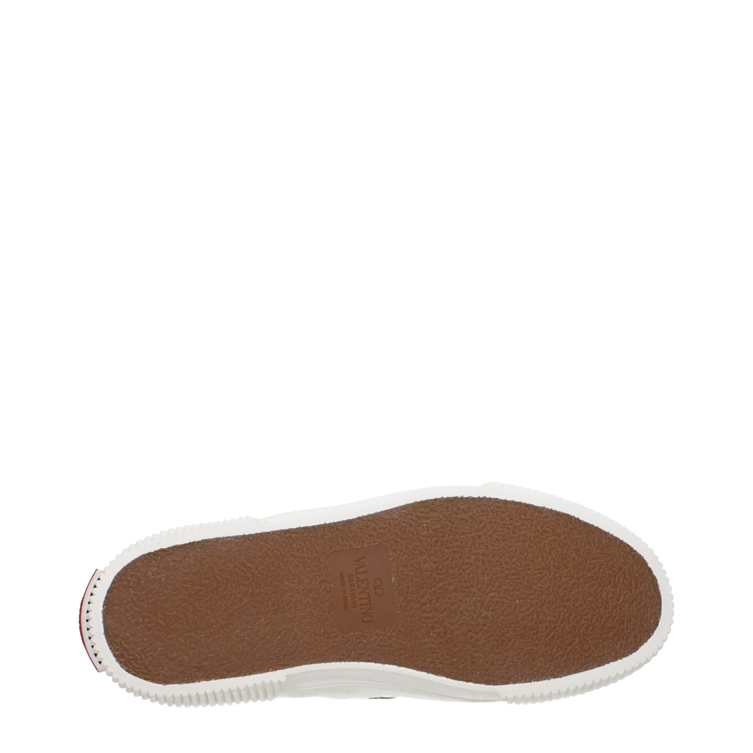 Mocassini slip-on in pelle bianca