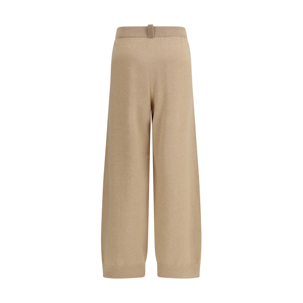 Beige Wollhose Oves Aries Casual