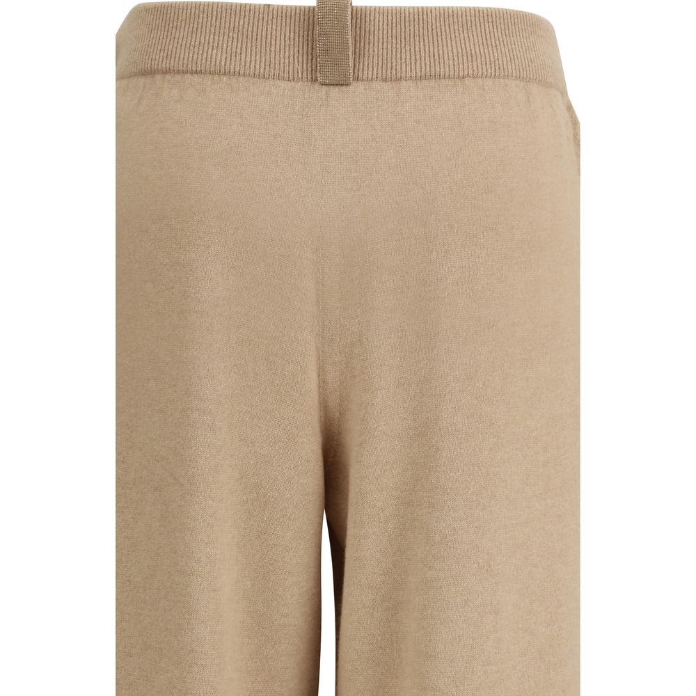 Beige Wollhose Oves Aries Casual