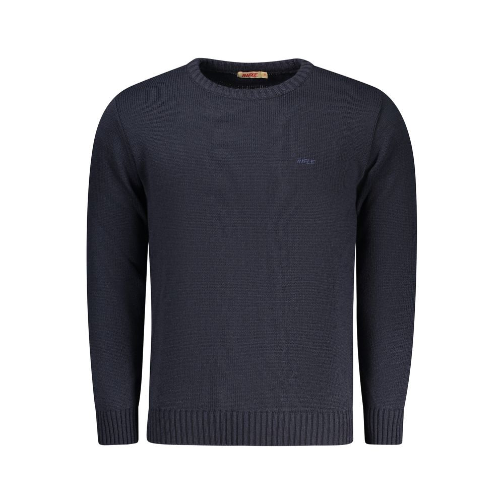 Blauer Acryl-Pullover für Herren