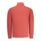 Red Cotton Men Sweatshirt
