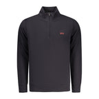 Blue Cotton Men Sweatshirt