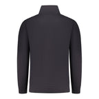 Blue Cotton Men Sweatshirt