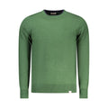 Green Polyester Men's Sweater