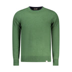 Green Polyester Men's Sweater
