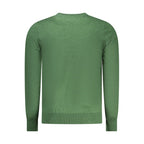Green Polyester Men's Sweater