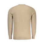 Beiger Polyester Herrenpullover