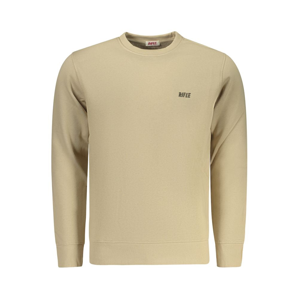 Beige Cotton Men's Sweatshirt