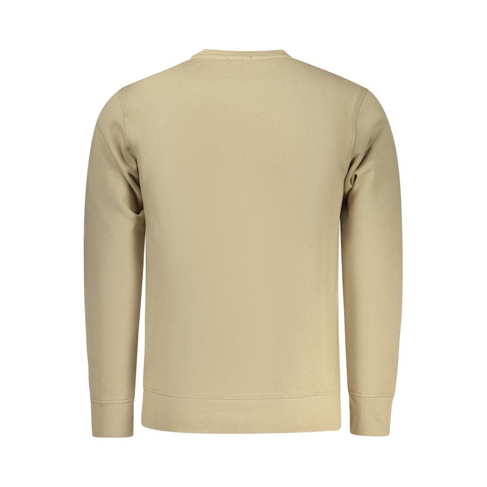 Beige Cotton Men's Sweatshirt