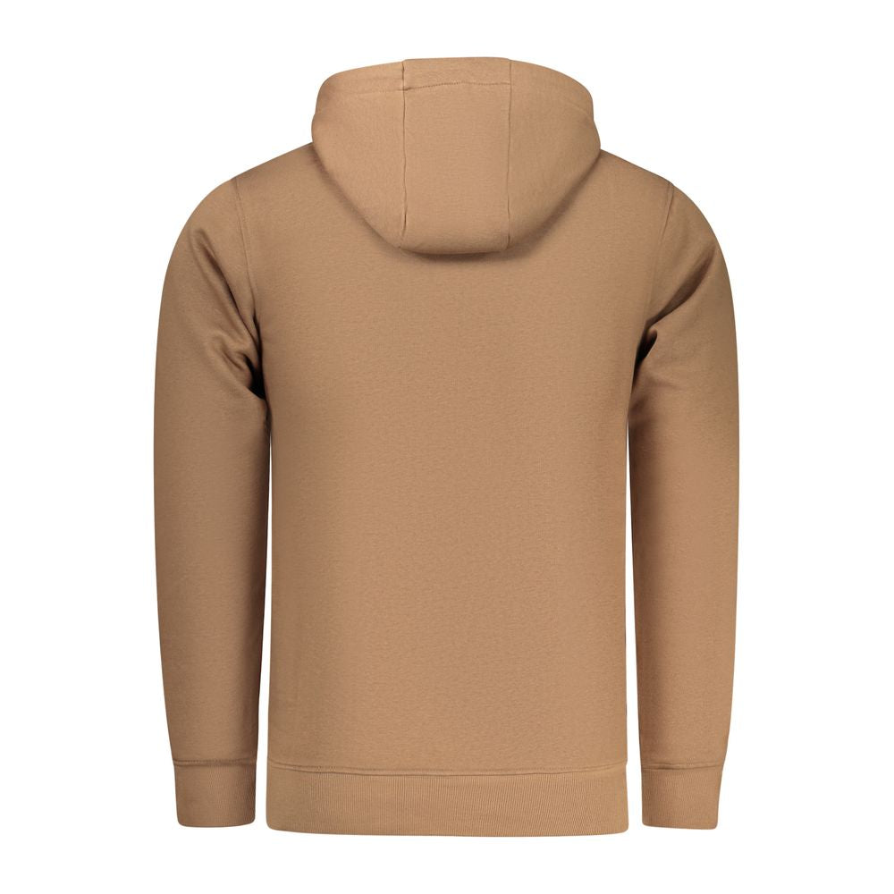 Braunes Baumwoll-Herren-Sweatshirt