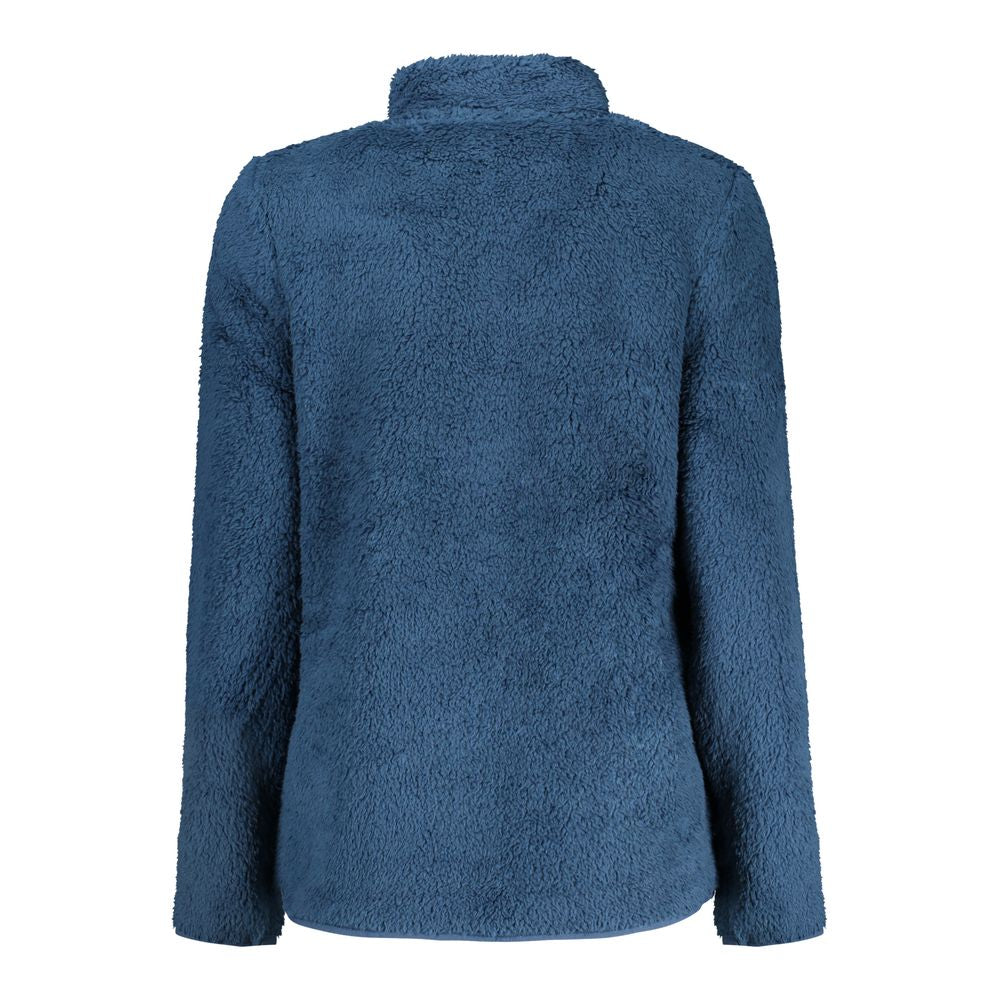 Blaues Polyester-Damen-Sweatshirt
