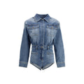 Tuta in cotone blu