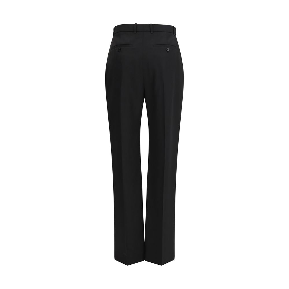 Black Wool Oves Aries Anzughose