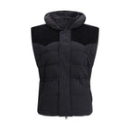 Black Polyamide Sleeveless Jacket