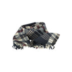 Blue Polyester Men Scarf