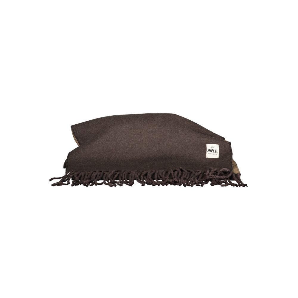 Marrone Poliestere Men Scarf