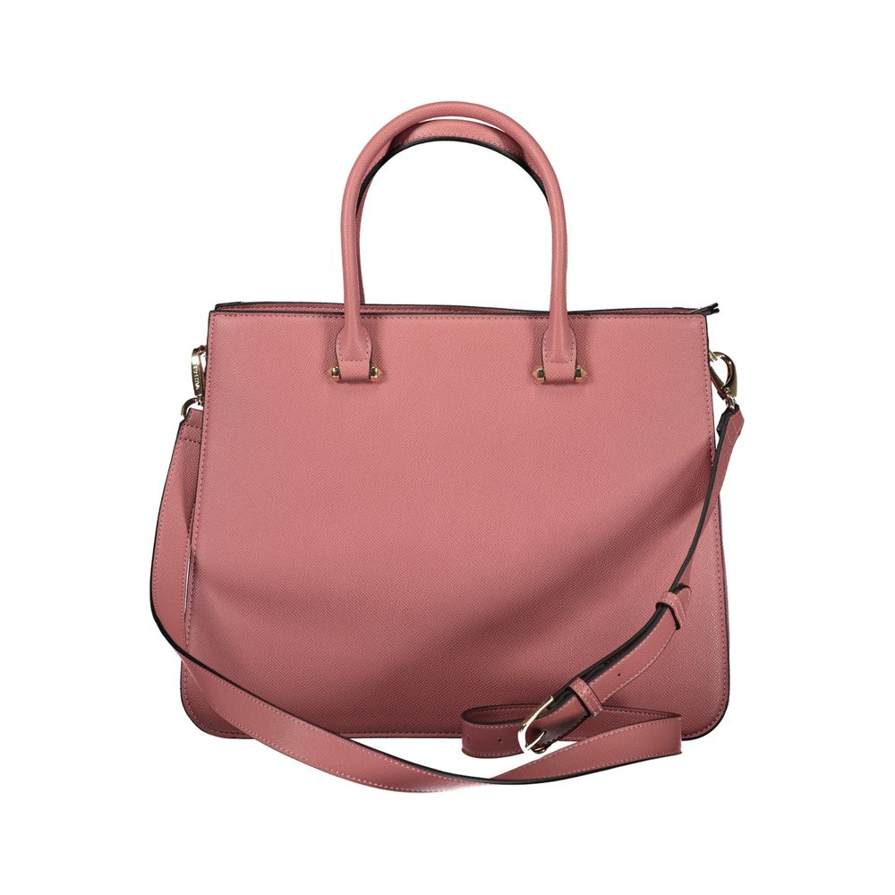 Damentasche aus rosa Polyurethan