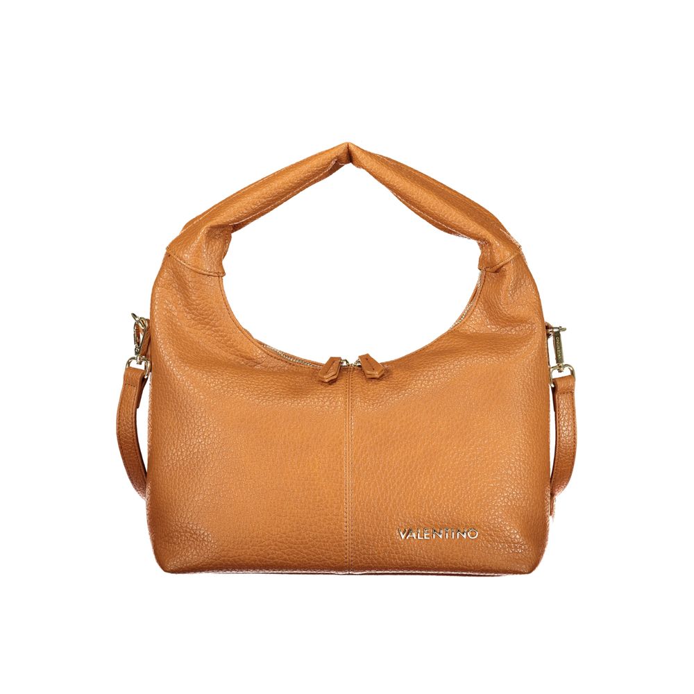 Damenhandtasche aus braunem Polyurethan