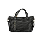 Black Polyurethane Women's Bag