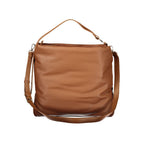 Brown Polyurethane Women's Bag