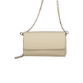 Beige Damen-Portemonnaie aus Polyurethan