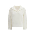 Weißes Baumwoll-Sweatshirt