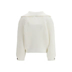 Weißes Baumwoll-Sweatshirt